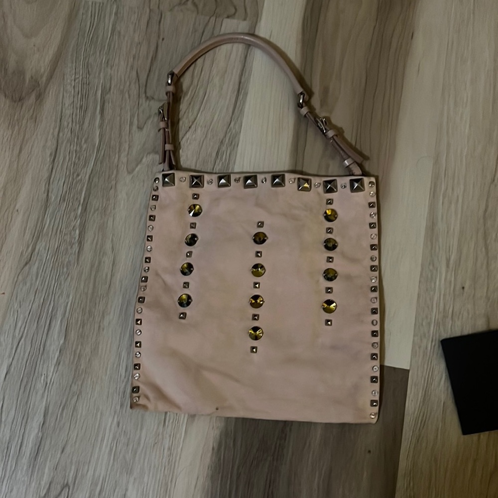 Prada Vintage Suede shoulder bag